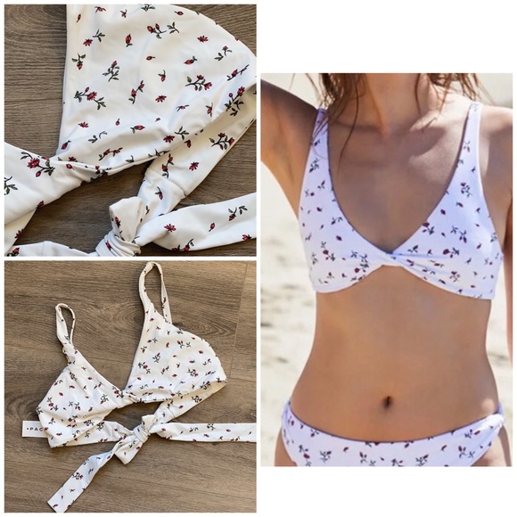 Kirra Other - Kirra ‘Rose’ Knotted Bralette Bikini Top